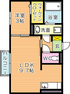 シャルマン萩原 間取り