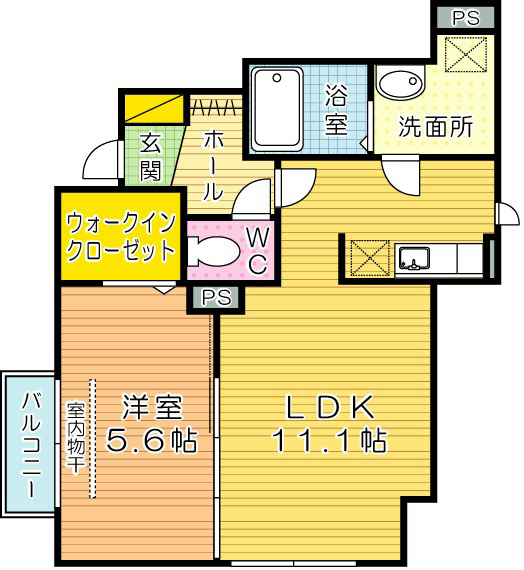 サニーヒルズ天籟寺Ⅱ 101号室 間取り