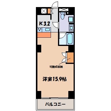 スクエア名駅南 間取り図