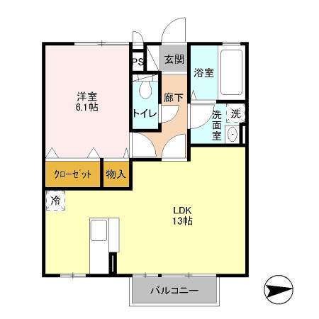 茨城県土浦市上高津新町 間取り