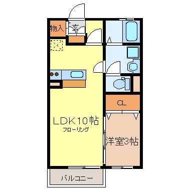 エスポワール A 間取り図