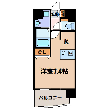 プレサンス新栄リミックス 間取り図