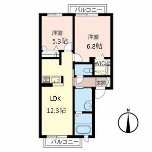ガーデンコート衣摺 間取り