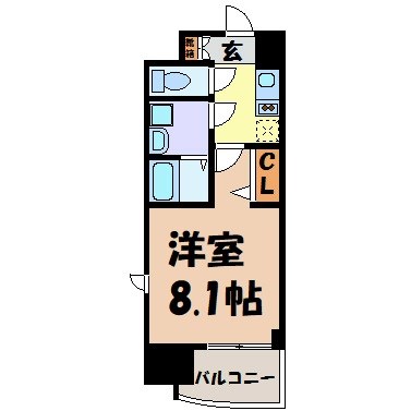 プレサンス栄モード 間取り図