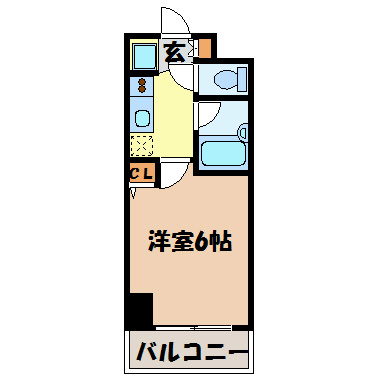 スペーシア堀田 間取り図