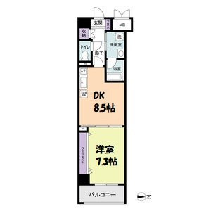 BPRレジデンス金山 間取り図