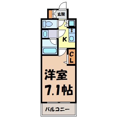 La　Douceur山王 間取り図