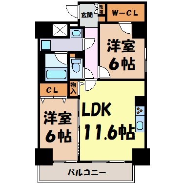 トンシェトア 間取り図
