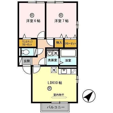 メルベーユ高井田 間取り
