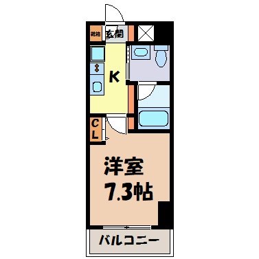 リヴシティ栄 間取り図