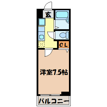 ディアコート鶴舞 間取り図