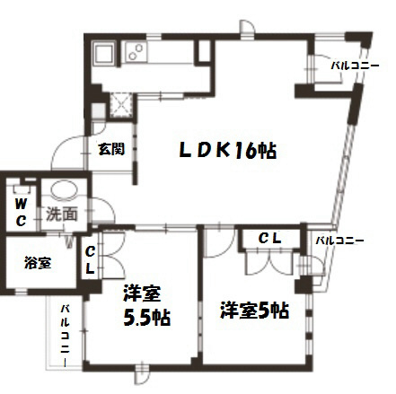 ＣａｓＣａｄｅ 間取り図