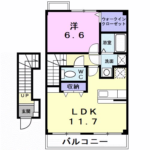 アルカンシェル･M I 間取り図