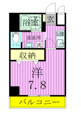ＫＩＴＴＯ2 601号室 間取り