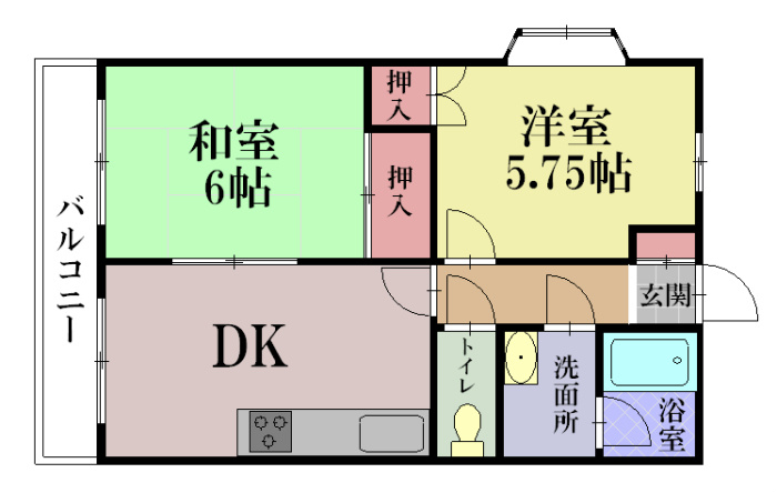 ドルチェ・湘南・山手 302号室 間取り
