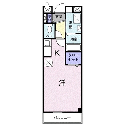 アルカンシェル 間取り図