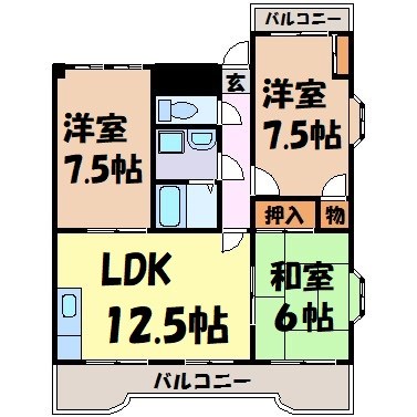 ＧＳ　ＴＥＲＲＡＣＥ 間取り図