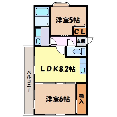 エルアモール 間取り図