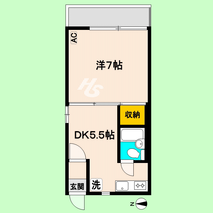 ガーデン杉並 101号室 間取り