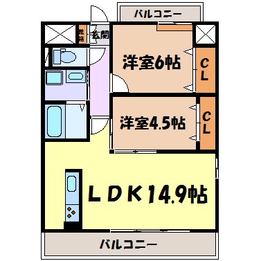 BERG大須 間取り図