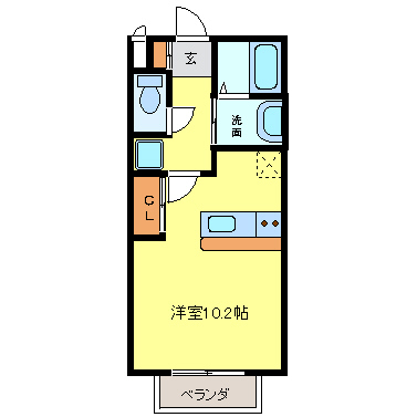 ボヌールN 間取り図