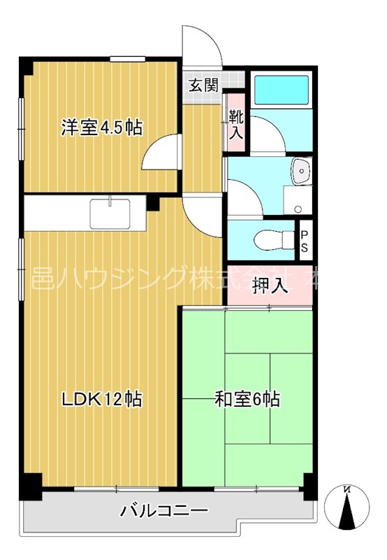 ベルエール桜台 間取り図