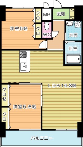 ＭＤＩシエルコンティーレ曽根北町 803号室 間取り