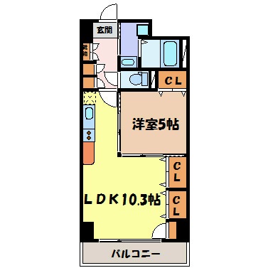 プレステージ新栄 間取り図