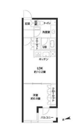 パークキューブ銀座イースト 間取り図