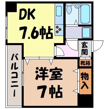 パルナス栄 間取り図