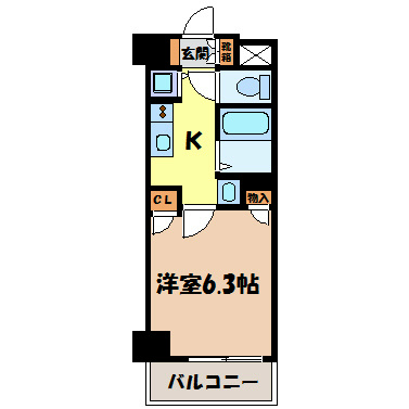 パルティール鶴舞 間取り図
