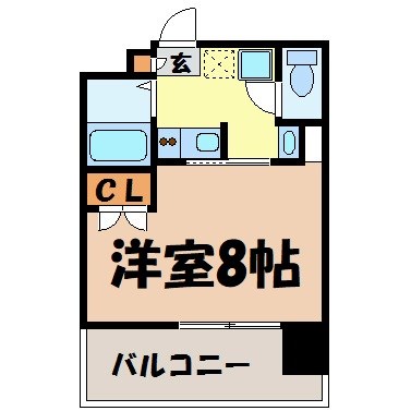 パルティール上前津 間取り図