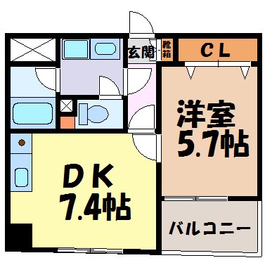 ドムス東栄 間取り図