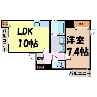 アビタシオン葵 間取り図