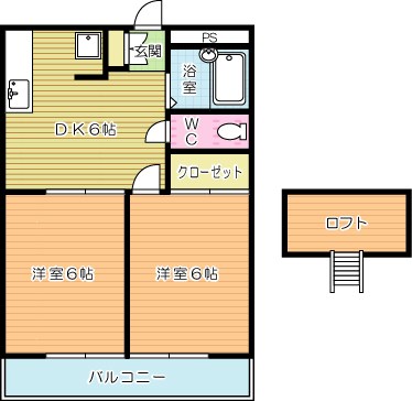 ネクサス湯川新町 203号室 間取り