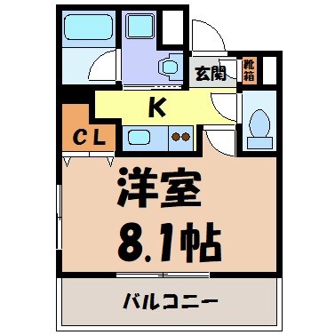 レーベスト志賀本通 間取り図