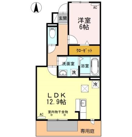 セジュールSENGEN 間取り図