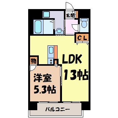 タカマツレジデンス鶴舞公園 間取り図