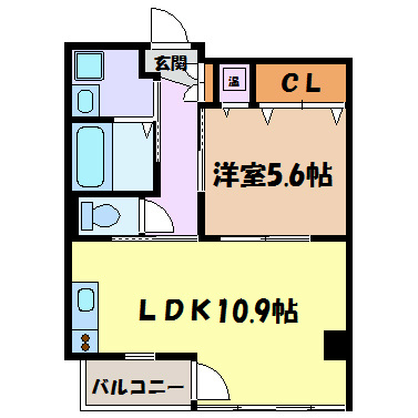 サン・フシミビル 間取り図