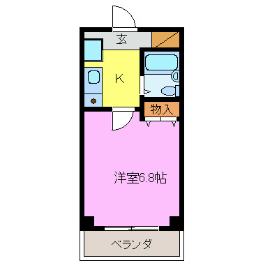 千代ヶ丘ビル 間取り図