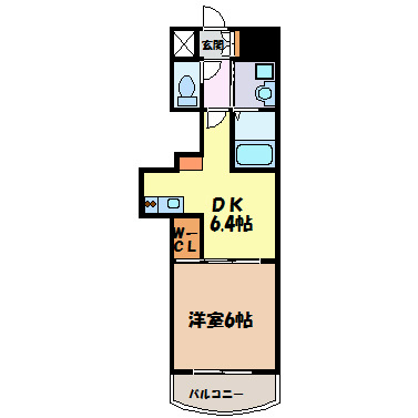 エステムプラザ名古屋駅前プライムタワー 間取り図