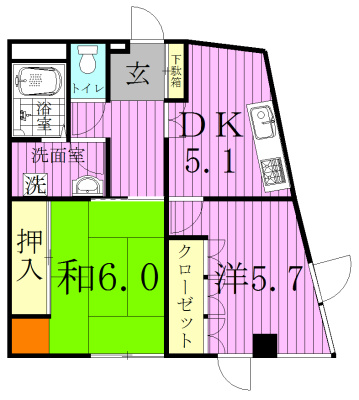 マイビレッジ 104号室 間取り