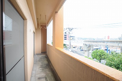 スカイハイツ原田  ベランダ