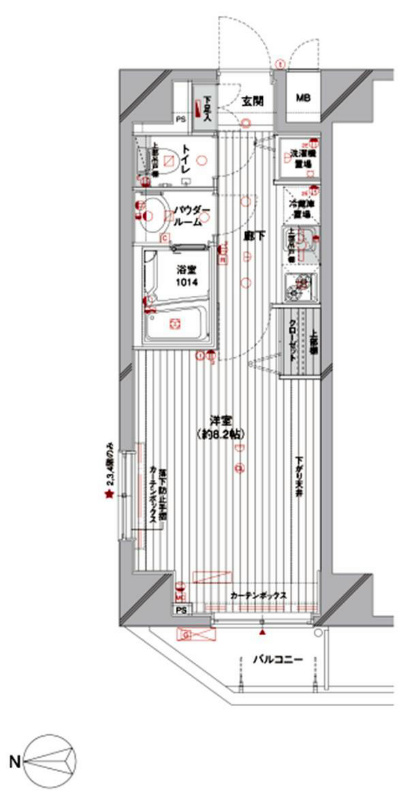 メインステージ蔵前 間取り