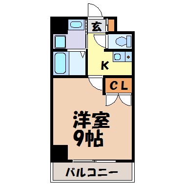 アイン橘 間取り図