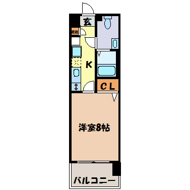 プレサンスｍｉｕ新栄 間取り図