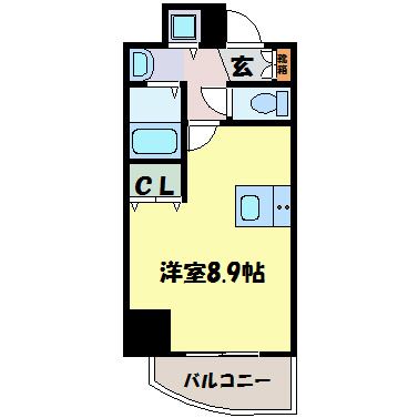 プレサンス覚王山Ｄ－ｓｔｙｌｅⅡ 間取り図