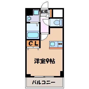 プレサンス久屋大通公園サウス 間取り図