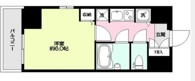 ＫＷレジデンス新富町 間取り図