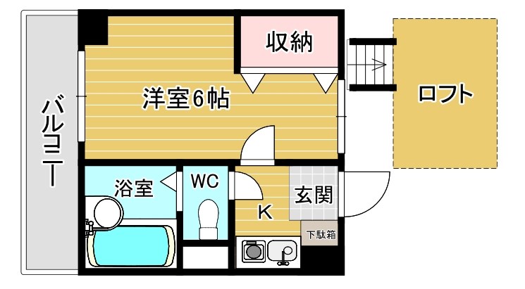 プレアール若園Ⅱ 202号室 間取り